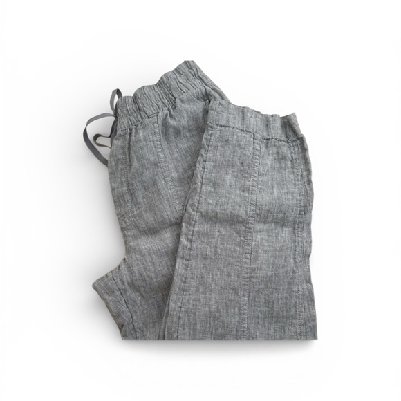 Athleta Pants - Athleta Light Gray Linen Pants